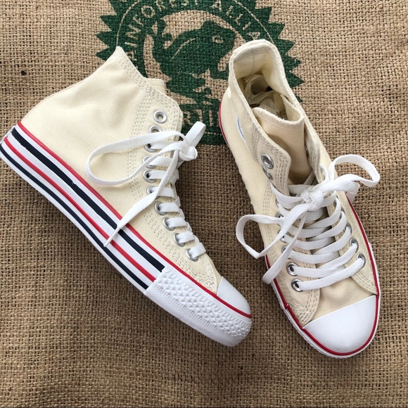 Converse Shoes Converse Chuck Taylor Allstar Cream Red Converse Shoes Converse Chuck Taylor Allstar Cream Red